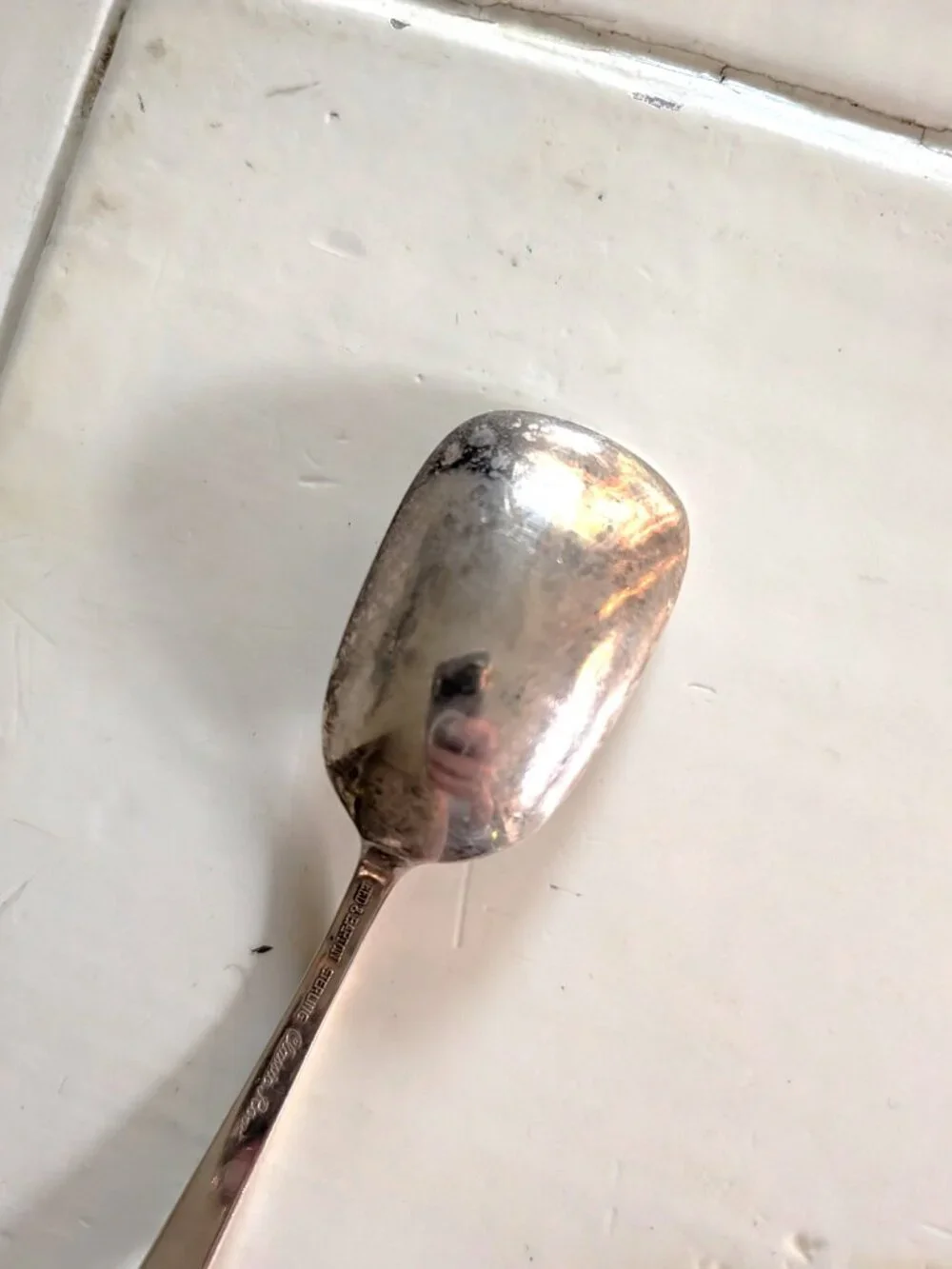 VTG Reed & Barton Classic Rose Sterling Silver Sugar Spoon 6-1/8